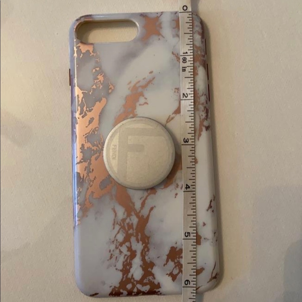 Marble Phone Case With Fendi Pop Socket - image 8